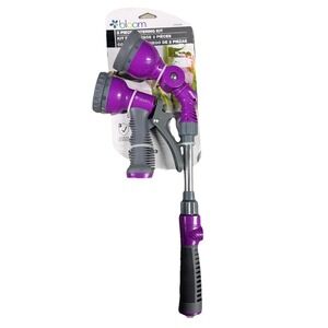 Bloom 2 Piece Watering Kit, 17" Wand  and Sprayer, Purple
